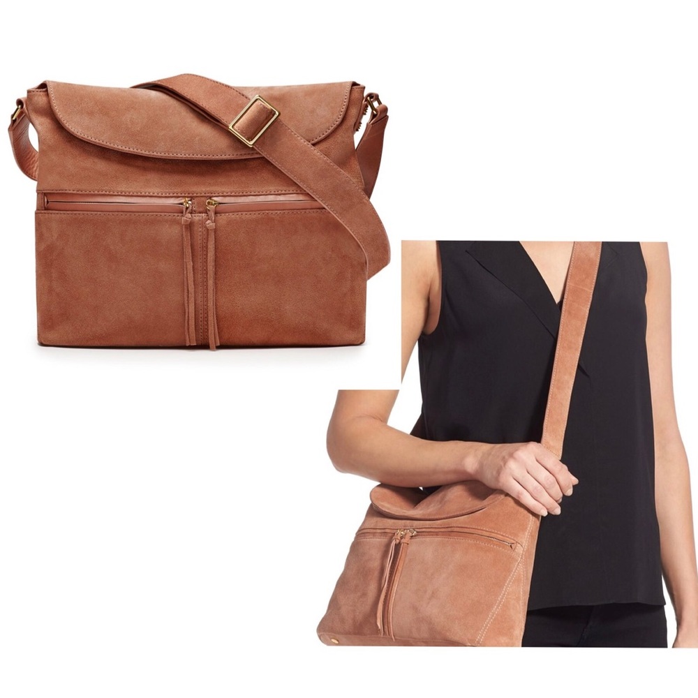 Elizabeth and James Suede Crossbody